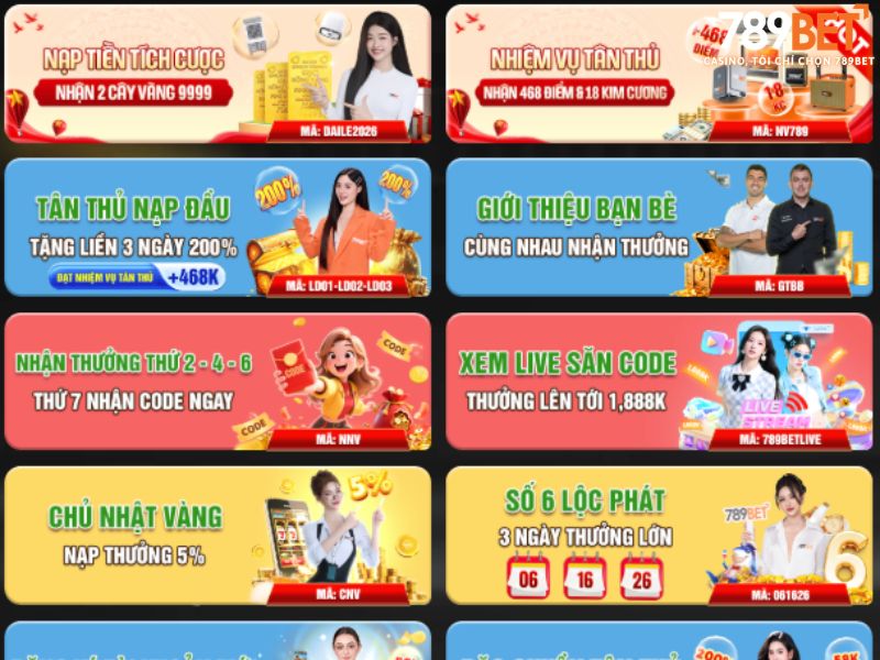 Chương trình khuyến mãi 789BET dành cho cấp độ VIP mang tính cá nhân hóa cao
