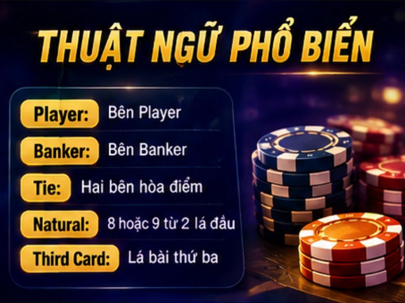 Các Thuật Ngữ Baccarat Phổ Biến