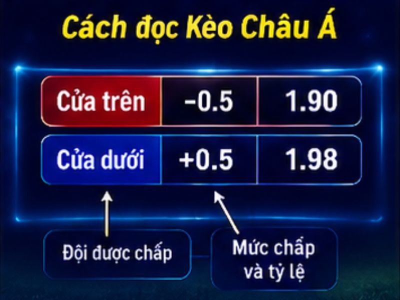 Cách Đọc Kèo Châu Á