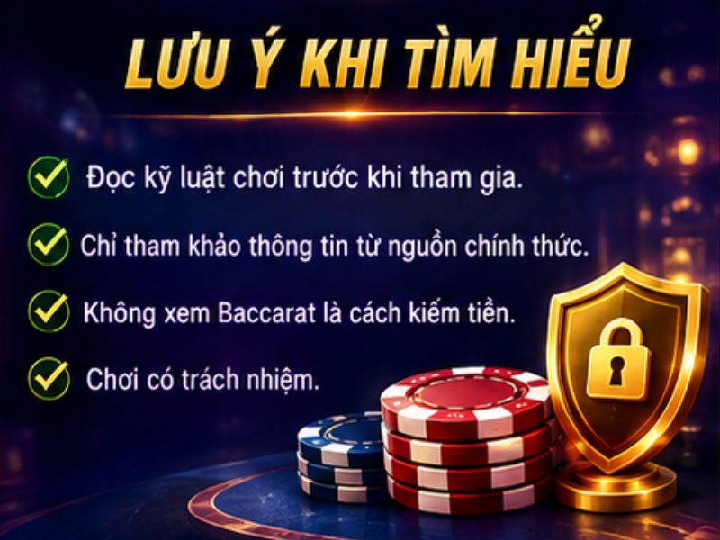 Những Lưu Ý Khi Tìm Hiểu Baccarat