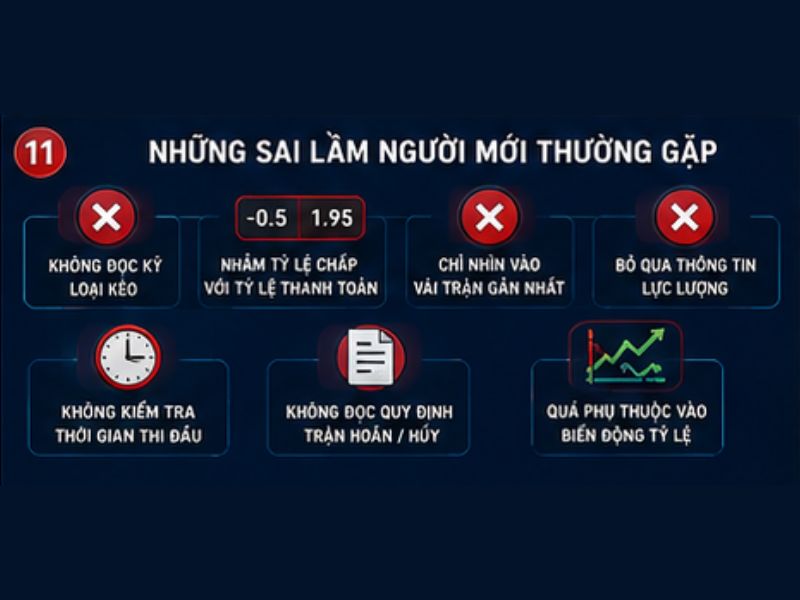 Những Sai Lầm Người Mới Thường Gặp