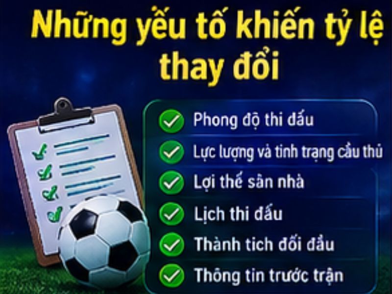 Những Yếu Tố Có Thể Khiến Tỷ Lệ Thay Đổi