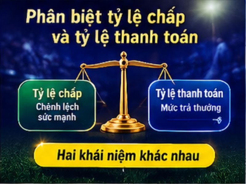Phân Biệt Tỷ Lệ Chấp Và Tỷ Lệ Thanh Toán