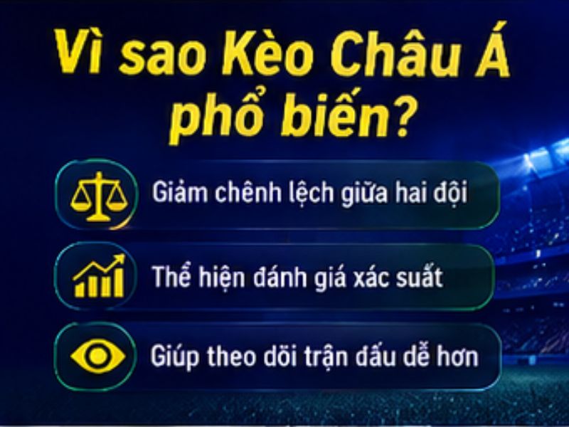 Vì Sao Kèo Châu Á Phổ Biến
